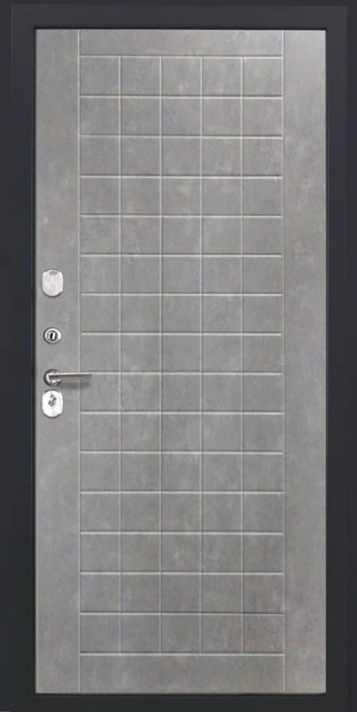 Входная дверь ДвериПРО L-Термо серебро ФЛ-256 (10мм, бетон пепельный) DPRO200164 внутренняя сторона