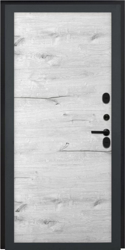 Входная дверь ДвериПРО Модель L-47 Без фрезеровки Дуб арктик горизонт DPRO195653 внутренняя сторона