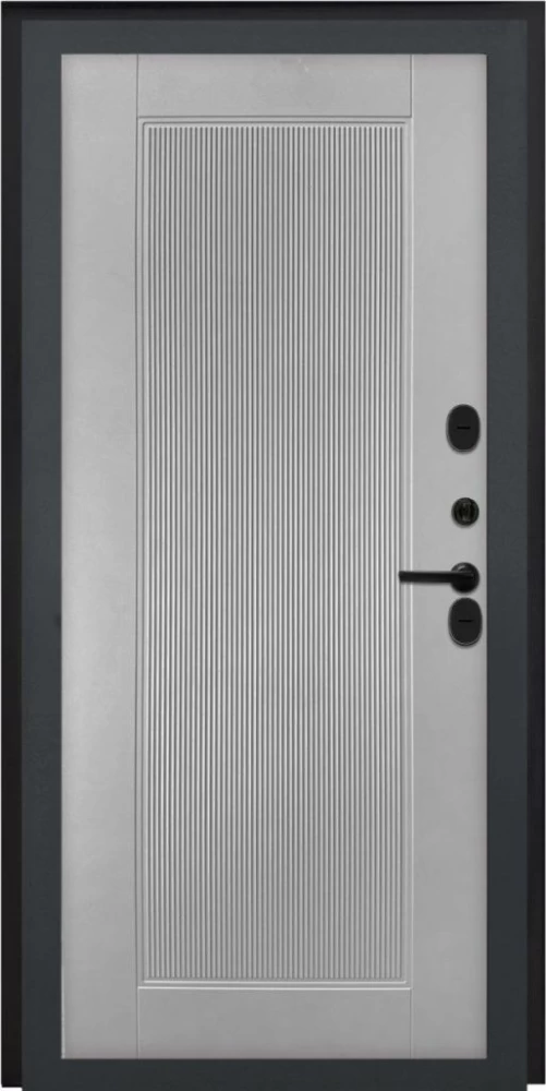 Входная дверь ДвериПРО L Термо ПВХ 10мм Астрод Velutto Grigio DPRO196763 внутренняя сторона