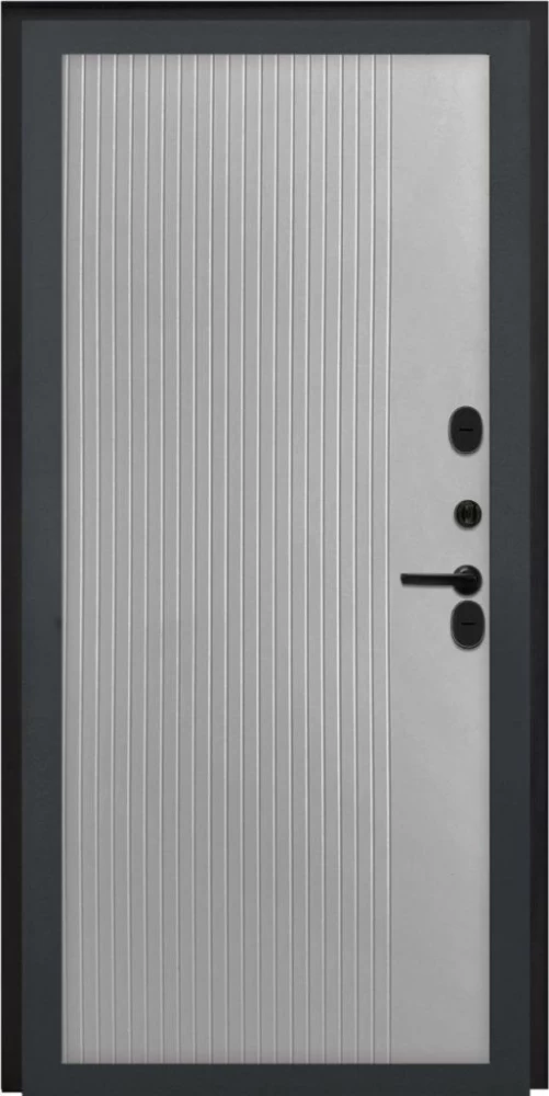 Входная дверь ДвериПРО Модель L-48 ФЛ-790 Velutto Grigio DPRO196829 внутренняя сторона