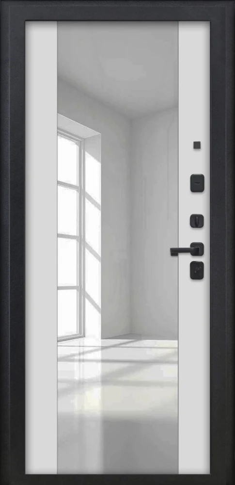 Входная дверь ДвериПРО Л-45 ФЛЗ -1 Белый матовый DPRO228009 внутренняя сторона