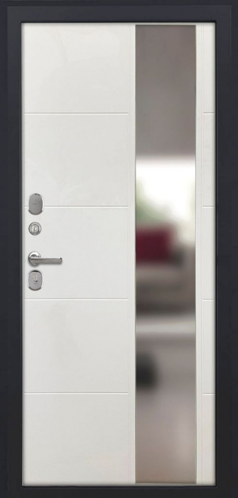 Входная дверь ДвериПРО Берген ФЛЗ-649 капучино (зеркало) DPRO198142 внутренняя сторона