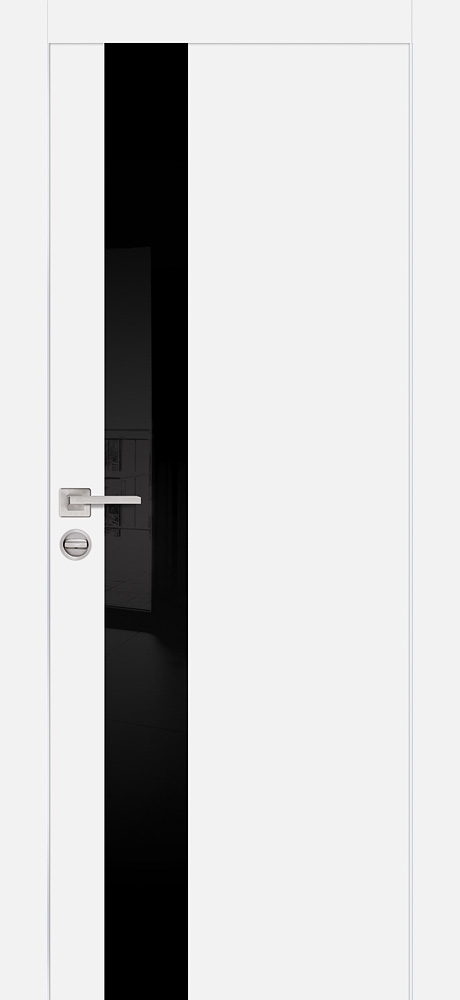 Межкомнатная дверь PX-10  AL кромка Белый