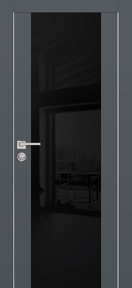 Межкомнатная дверь PX-7 Графит