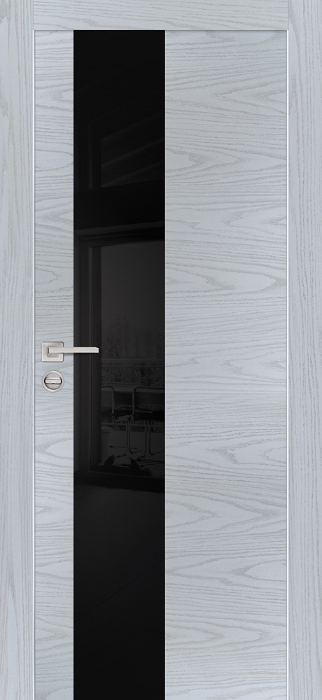 Межкомнатная дверь PX-6  AL кромка Дуб скай серый