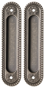 Ручка для раздвижных дверей SH.CL152.010 (SH010/CL) AS-9 античное серебро