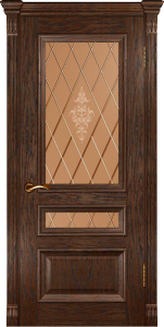 Межкомнатная дверь Фараон-2 (ДО мореный дуб, 900x2000)