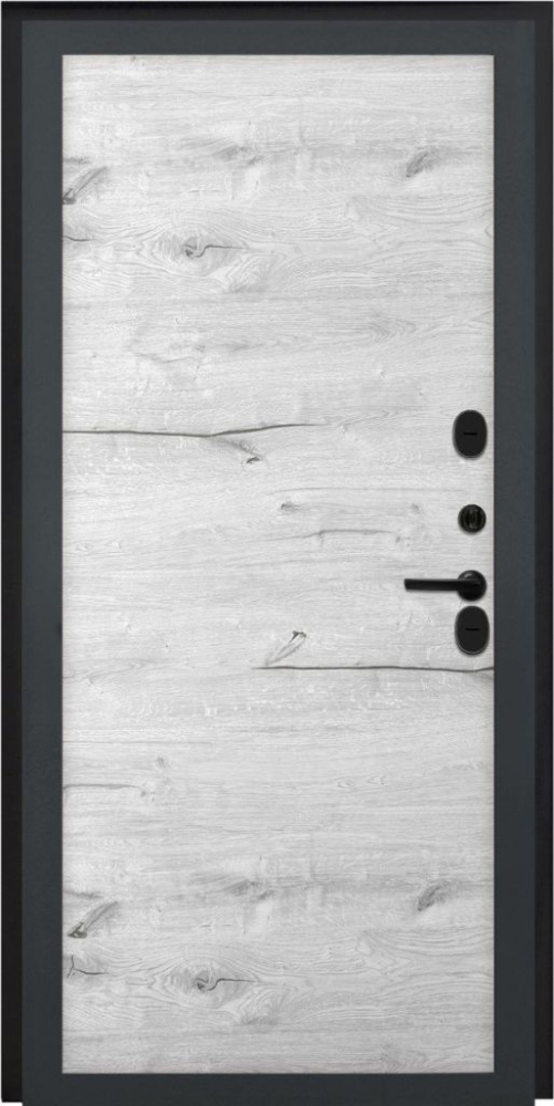 Входная дверь ДвериПРО L-45 Без фрезеровки Дуб арктик горизонт DPRO195649 внутренняя сторона