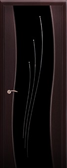 Межкомнатная дверь Лучи (венге)