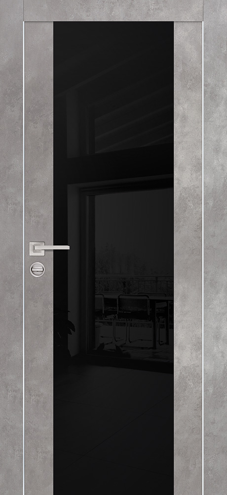 Межкомнатная дверь PX-7 Серый бетон