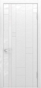 Межкомнатная дверь Арт-1 (ясень белый арт, 900х2000)