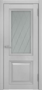 Межкомнатная дверь Лу-162 (серый эмалит)