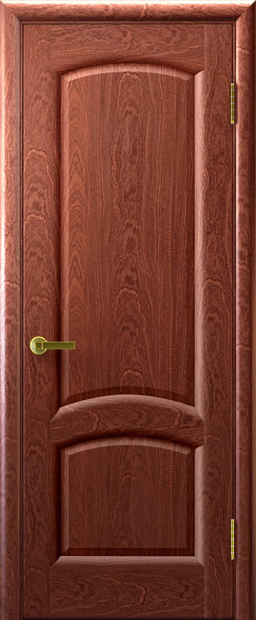 Фото Межкомнатная дверь Лаура (красное дерево, глухая, 900х2000)