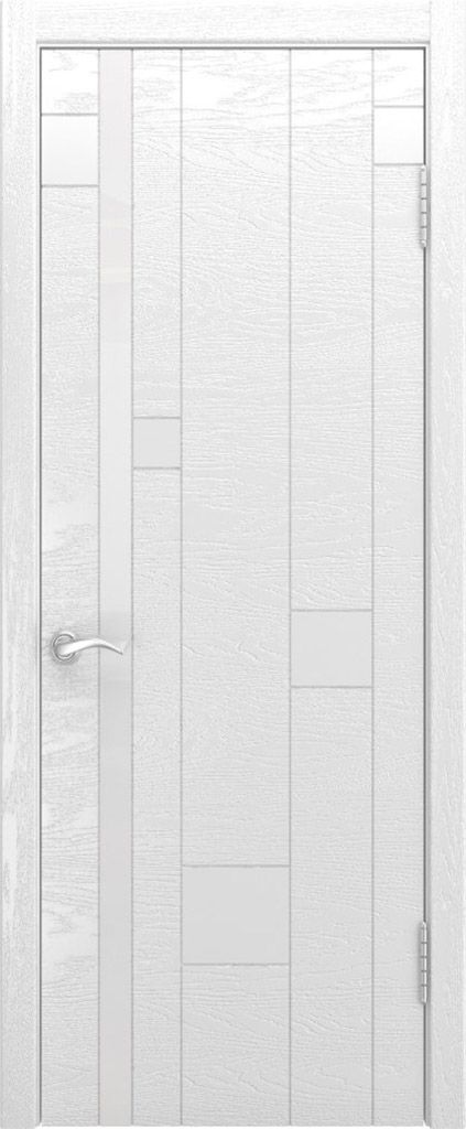 Фото Межкомнатная дверь Арт-1 (ясень белый арт)