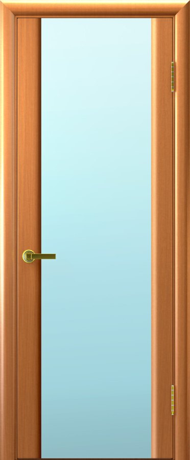 Межкомнатная дверь Синай 3 (Светлый Анегри, стекло белое, 900х2000)