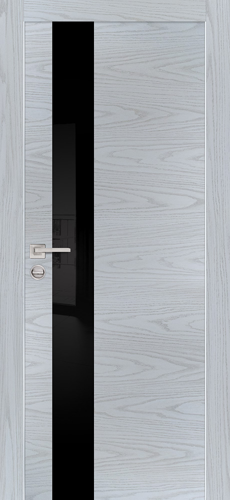 Межкомнатная дверь PX-10  AL кромка Дуб скай серый