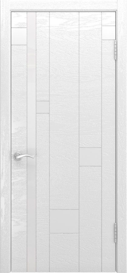 Фото Межкомнатная дверь Арт-1 (ясень белый арт, 900х2000)