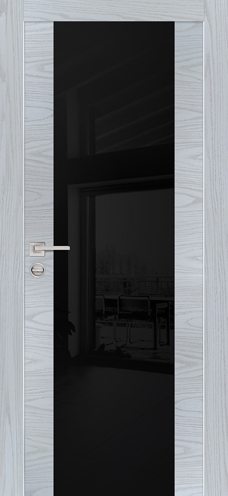 Межкомнатная дверь PX-7 AL кромка Дуб скай серый
