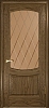 Межкомнатная дверь Лаура 2 (Светлый мореный дуб, стекло, 900х2000)