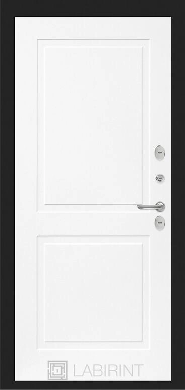 Входная дверь Бетон 11 - Белый софт