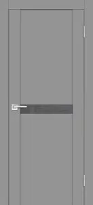 Межкомнатная дверь PST-3 серый бархат