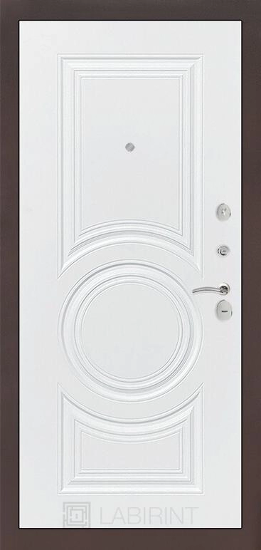 Входная дверь CLASSIC антик медный 23 - Белый софт