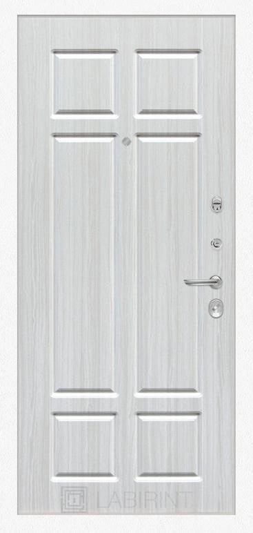 Входная дверь PIANO WHITE 08 - Кристалл вуд